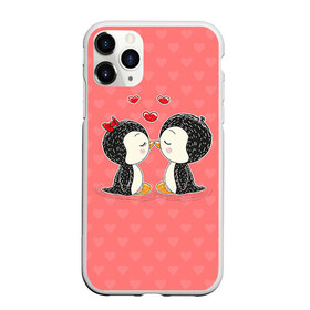 Чехол для iPhone 11 Pro матовый с принтом Влюбленные пингвины в Новосибирске, Силикон |  | 14 февраля | love | love you | валентин | влюбленные | день святого валентина | лав | любовь | пингвины | подарок девушке | подарок парню