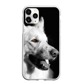 Чехол для iPhone 11 Pro Max матовый с принтом Белая овчарка в Новосибирске, Силикон |  | Тематика изображения на принте: белая овчарка | животное | порода | собака