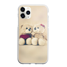 Чехол для iPhone 11 Pro матовый с принтом Love teddy bears в Новосибирске, Силикон |  | 14 февраля | bears | teddy | валентин | день святого валентина | игрушки | медведи | милый | мимими | мишка | мишки | подарки | подарок | подарок девушке | подарок парню | тедди