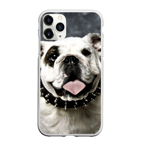 Чехол для iPhone 11 Pro матовый с принтом Английский бульдог в Новосибирске, Силикон |  | Тематика изображения на принте: животное | порода | собака | французский бульдог