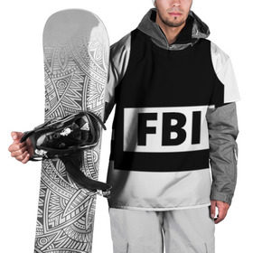 Накидка на куртку 3D с принтом Бронежилет ФБР (FBI) в Новосибирске, 100% полиэстер |  | Тематика изображения на принте: fbi | бронежилет фбр (fbi)фбр | спецслужбы | федеральное бюро расследований