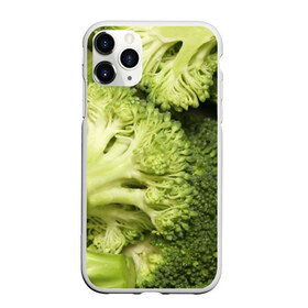 Чехол для iPhone 11 Pro матовый с принтом Брокколи в Новосибирске, Силикон |  | Тематика изображения на принте: vegan | vegetarian | брокколи | будизм | веган | вегетарианство | йога | сыроедение | фитнес