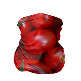 Бандана-труба 3D с принтом Томатная в Новосибирске, 100% полиэстер, ткань с особыми свойствами — Activecool | плотность 150‒180 г/м2; хорошо тянется, но сохраняет форму | tomato | vegan | vegetarian | будизм | веган | вегетарианство | йога | помидор | сыроедение | томат | фитнес | ягода