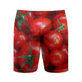 Мужские шорты 3D спортивные с принтом Томатная в Новосибирске,  |  | Тематика изображения на принте: tomato | vegan | vegetarian | будизм | веган | вегетарианство | йога | помидор | сыроедение | томат | фитнес | ягода