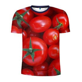 Мужская футболка 3D спортивная с принтом Томатная в Новосибирске, 100% полиэстер с улучшенными характеристиками | приталенный силуэт, круглая горловина, широкие плечи, сужается к линии бедра | Тематика изображения на принте: tomato | vegan | vegetarian | будизм | веган | вегетарианство | йога | помидор | сыроедение | томат | фитнес | ягода