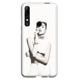 Чехол для Honor P Smart Z с принтом Miley в Новосибирске, Силикон | Область печати: задняя сторона чехла, без боковых панелей | Тематика изображения на принте: cyrus | miley | майли | музыка | сайрус