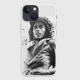 Чехол для iPhone 13 mini с принтом Боб Марли 1 в Новосибирске,  |  | Тематика изображения на принте: bob marley | боб марли | музыка | регги