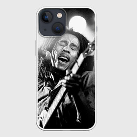 Чехол для iPhone 13 mini с принтом Боб Марли 2 в Новосибирске,  |  | Тематика изображения на принте: bob marley | боб марли | музыка | регги