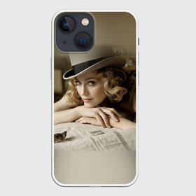 Чехол для iPhone 13 mini с принтом Мадонна 1 в Новосибирске,  |  | Тематика изображения на принте: madonna | мадонна | музыка