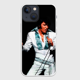 Чехол для iPhone 13 mini с принтом Элвис 3 в Новосибирске,  |  | elvis presley | rock n roll | музыка | ретро | рок н ролл | элвис пресли