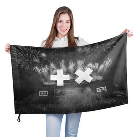 Флаг 3D с принтом Martin Garrix Collection в Новосибирске, 100% полиэстер | плотность ткани — 95 г/м2, размер — 67 х 109 см. Принт наносится с одной стороны | 2015 | animals | edm | garrix | martin