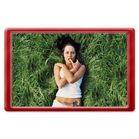 Магнит 45*70 с принтом Джоли Анджелина в Новосибирске, Пластик | Размер: 78*52 мм; Размер печати: 70*45 | анджелина | девушка | джоли | лежит | тату