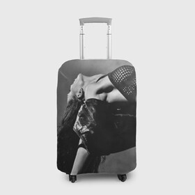 Чехол для чемодана 3D с принтом Девушка на пилоне в Новосибирске, 86% полиэфир, 14% спандекс | двустороннее нанесение принта, прорези для ручек и колес | девушка | красивая | на пилоне | страстная | танец
