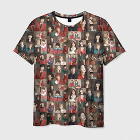 Мужская футболка 3D с принтом K-pop коллаж в Новосибирске, 100% полиэфир | прямой крой, круглый вырез горловины, длина до линии бедер | Тематика изображения на принте: cl корея | k pop | айдолы | девушки | коллаж