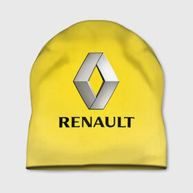 Шапка 3D с принтом Renault в Новосибирске, 100% полиэстер | универсальный размер, печать по всей поверхности изделия | 