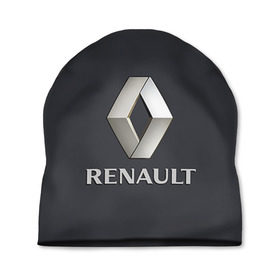 Шапка 3D с принтом Renault в Новосибирске, 100% полиэстер | универсальный размер, печать по всей поверхности изделия | renault | рено
