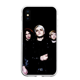 Чехол для iPhone XS Max матовый с принтом My Chemical Romance в Новосибирске, Силикон | Область печати: задняя сторона чехла, без боковых панелей | anthony | black parade | bob bryar | famous last words | frank | gerard | james dewees | matt pelissier | mikey | my chemical romance | ray toro | sing | way | айеро | боб | брайар | деуис | джеймс | джерард уэй | майки | мэтт | пелишьер | рэй | торо | уэ