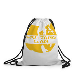 Рюкзак-мешок 3D с принтом Wu Tang Clan в Новосибирске, 100% полиэстер | плотность ткани — 200 г/м2, размер — 35 х 45 см; лямки — толстые шнурки, застежка на шнуровке, без карманов и подкладки | method man | tang clan | wu tang clan