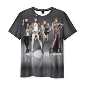 Мужская футболка 3D с принтом K-pop девушки в Новосибирске, 100% полиэфир | прямой крой, круглый вырез горловины, длина до линии бедер | 2ne1 | cl | cl корея | k pop | айдолы | девушка | кей поп | корейская | корейцы | корея | кпоп | попса | южная