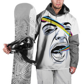 Накидка на куртку 3D с принтом Крик в Новосибирске, 100% полиэстер |  | Тематика изображения на принте: вектор | крик | крикрадуга