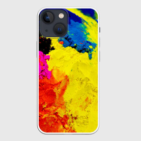 Чехол для iPhone 13 mini с принтом Индуистский фестиваль красок в Новосибирске,  |  | Тематика изображения на принте: festival | festival of colors | holi | весны | индия | индуистский фестиваль | краски | красок | холи