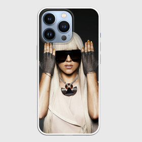 Чехол для iPhone 13 Pro с принтом Lady Gaga в Новосибирске,  |  | lady gaga | блондинка | звезда | знаменитость | леди гаага | очки | певица | поп | эпатаж | эпатажная