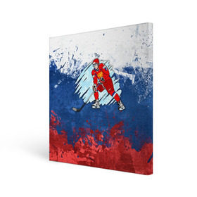 Холст квадратный с принтом Хоккей в Новосибирске, 100% ПВХ |  | Тематика изображения на принте: nhl | нхл | хоккеист | хоккей