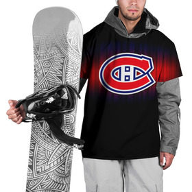 Накидка на куртку 3D с принтом Монреаль Канадиенс в Новосибирске, 100% полиэстер |  | Тематика изображения на принте: nhl | монреаль канадиенс | нхл | хоккеист | хоккей
