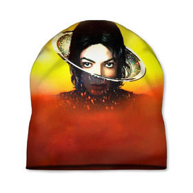 Шапка 3D с принтом Michael Jackson в Новосибирске, 100% полиэстер | универсальный размер, печать по всей поверхности изделия | майкл джексон