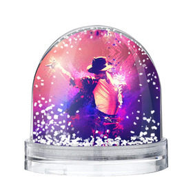 Снежный шар с принтом Michael Jackson в Новосибирске, Пластик | Изображение внутри шара печатается на глянцевой фотобумаге с двух сторон | джексон | майкл