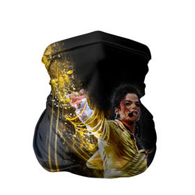 Бандана-труба 3D с принтом Michael Jackson в Новосибирске, 100% полиэстер, ткань с особыми свойствами — Activecool | плотность 150‒180 г/м2; хорошо тянется, но сохраняет форму | майкл джексон