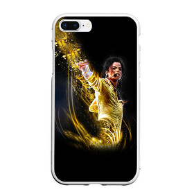 Чехол для iPhone 7Plus/8 Plus матовый с принтом Michael Jackson в Новосибирске, Силикон | Область печати: задняя сторона чехла, без боковых панелей | Тематика изображения на принте: майкл джексон