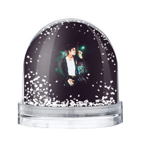 Снежный шар с принтом Michael Jackson в Новосибирске, Пластик | Изображение внутри шара печатается на глянцевой фотобумаге с двух сторон | майкл джексон