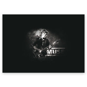 Поздравительная открытка с принтом Muse в Новосибирске, 100% бумага | плотность бумаги 280 г/м2, матовая, на обратной стороне линовка и место для марки
 | heavy | metal | muse | rock | trash | альтернатива | метал | рок | хеви