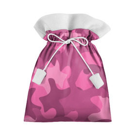 Подарочный 3D мешок с принтом Розовый камуфляж в Новосибирске, 100% полиэстер | Размер: 29*39 см | army | military | армия