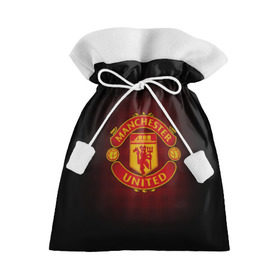 Подарочный 3D мешок с принтом Манчестер Юнайтед в Новосибирске, 100% полиэстер | Размер: 29*39 см | Тематика изображения на принте: манчестер юнайтед | футбол