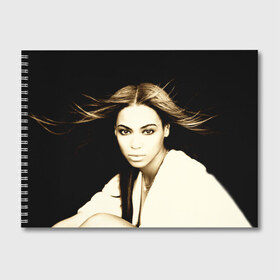 Альбом для рисования с принтом Beyonce в Новосибирске, 100% бумага
 | матовая бумага, плотность 200 мг. | beyonce | бейонсе | музыка