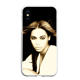 Чехол для iPhone XS Max матовый с принтом Beyonce в Новосибирске, Силикон | Область печати: задняя сторона чехла, без боковых панелей | Тематика изображения на принте: beyonce | бейонсе | музыка