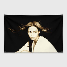 Флаг-баннер с принтом Beyonce в Новосибирске, 100% полиэстер | размер 67 х 109 см, плотность ткани — 95 г/м2; по краям флага есть четыре люверса для крепления | beyonce | бейонсе | музыка