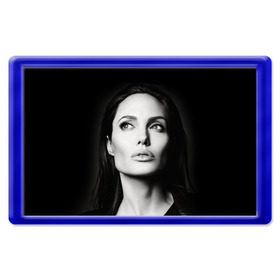 Магнит 45*70 с принтом Анжелина Джоли в Новосибирске, Пластик | Размер: 78*52 мм; Размер печати: 70*45 | angelina jolie | американская актриса | анжелина джоли | режиссёр | фотомодель | ценарист