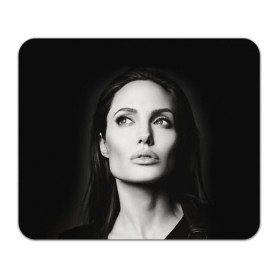 Коврик прямоугольный с принтом Анжелина Джоли в Новосибирске, натуральный каучук | размер 230 х 185 мм; запечатка лицевой стороны | angelina jolie | американская актриса | анжелина джоли | режиссёр | фотомодель | ценарист