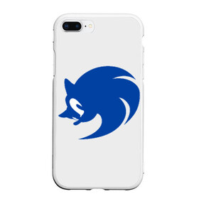 Чехол для iPhone 7Plus/8 Plus матовый с принтом Sonic X logo в Новосибирске, Силикон | Область печати: задняя сторона чехла, без боковых панелей | hedgehog | sega | sonic | sonic x | sonic x logologo | соник