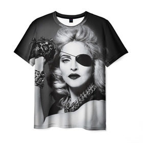 Мужская футболка 3D с принтом Мадонна в Новосибирске, 100% полиэфир | прямой крой, круглый вырез горловины, длина до линии бедер | madonna louise ciccone | автор песен | актриса | американская певица | мадонна луиза чикконе | писательница | продюсер | танцовщица