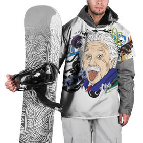 Накидка на куртку 3D с принтом Einstein в Новосибирске, 100% полиэстер |  | Тематика изображения на принте: einstein | emc2 | наука | теория | физика | эйнштейн