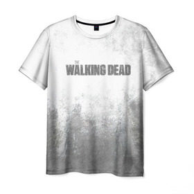 Мужская футболка 3D с принтом The Walking Dead в Новосибирске, 100% полиэфир | прямой крой, круглый вырез горловины, длина до линии бедер | the walking dead | кино | мертвецы | ужасы | ходячие
