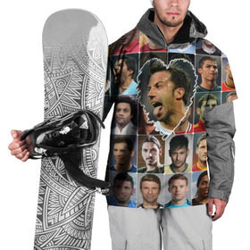 Накидка на куртку 3D с принтом Алессандро Дель Пьеро - лучший в Новосибирске, 100% полиэстер |  | alessandro del piero | алессандро дель пьеро | лучшие футболисты | любимые игроки | самые крутые | сердце | футбол | я люблю