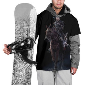 Накидка на куртку 3D с принтом Плотва в Новосибирске, 100% полиэстер |  | ciri | gerald | roach | wild hunt | witcher | ведьмак | ведьмы | геральд | дикая охота | йен | йеннифер | плотва | цири