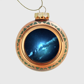 Стеклянный ёлочный шар с принтом Atlantis Nebula в Новосибирске, Стекло | Диаметр: 80 мм | Тематика изображения на принте: вселенная | галактика | звезда | космос | небеса