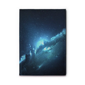 Обложка для автодокументов с принтом Atlantis Nebula в Новосибирске, натуральная кожа |  размер 19,9*13 см; внутри 4 больших “конверта” для документов и один маленький отдел — туда идеально встанут права | Тематика изображения на принте: вселенная | галактика | звезда | космос | небеса