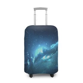 Чехол для чемодана 3D с принтом Atlantis Nebula в Новосибирске, 86% полиэфир, 14% спандекс | двустороннее нанесение принта, прорези для ручек и колес | Тематика изображения на принте: вселенная | галактика | звезда | космос | небеса